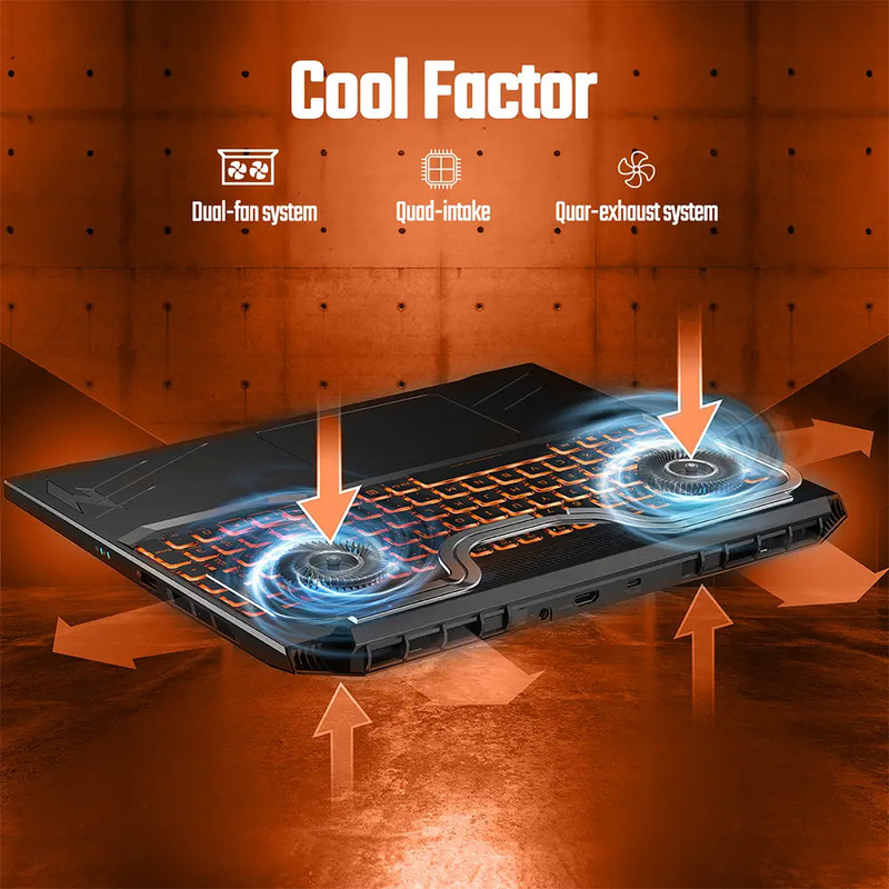 لپ تاپ 16 اینچی ایسر مدل Nitro V16 ANV16-71-70F7-i7 14650HX-64GB DDR5-2TB SSD-RTX4060-FHD - کاستوم شده